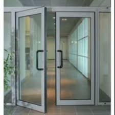 Quality Tempered Glazed Aluminum Hinged Screen Doors Powder Coating wholesale