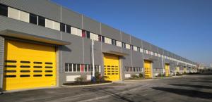 Quality Fast Vertical Lift Fabric Doors High Strength PVC Coated Cloth For Industry wholesale