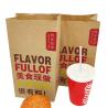 Buy cheap Brown OEM ODM Printed Kraft Paper Bread Bags 35um-150um Thickness from wholesalers