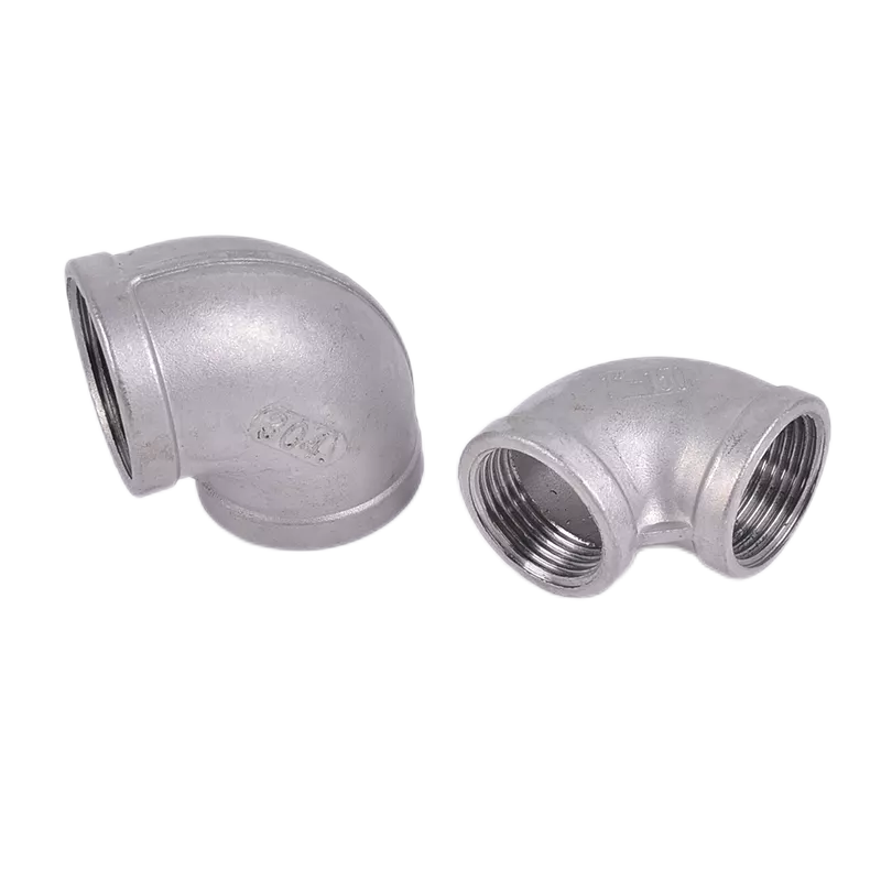 Stainless Steel 201 304 Pipe Fitting 90 Degrees Elbow with Equal Female Connection