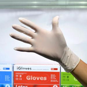 Quality Hand Protection Disposable Surgical Gloves , Vinyl Disposable Exam Gloves wholesale