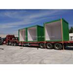 Steel Frame Galvanized Steel Bending 180g Portable Expandable Container Living