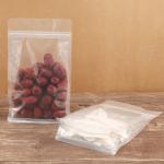 Ink Printing Clear Heat Sealing Flat Bottom Gusset Bags