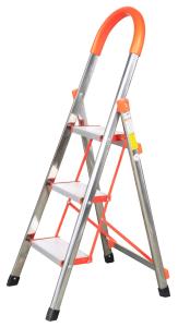 Quality En131 Stainless Steel 1.17m 3 Step Household Ladder wholesale