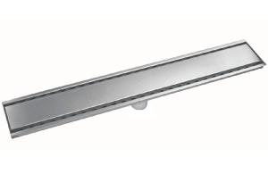 Quality SUS304 Stainless Steel Wetroom Shower Drain Channel Trap Linear Channel Drain Long Rectangular Bathroom Floor Drain wholesale