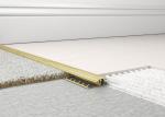 Aluminum Alloy Curved Carpet Transition Strips For Hotel Plaza