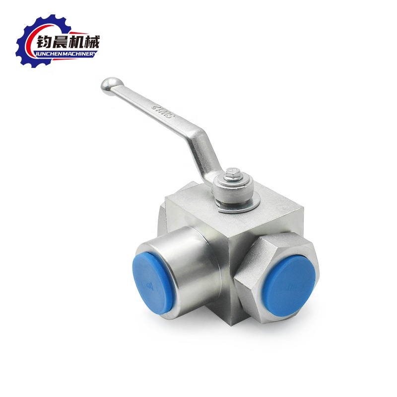 OEM Low Temperature KHB3K Hydraulic Ball Valve With Flanged Zinc Plating