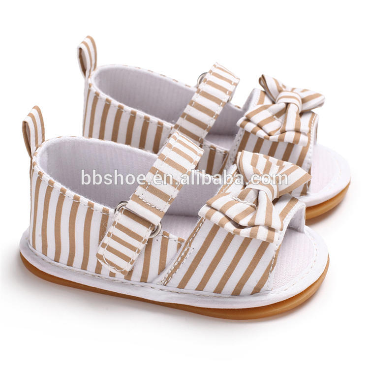 Free shipping Wholesale Rubber sole Anti-slip Outdoor Newborn toddler infant sandals