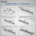 Customized LED Linear Highbay Light Adjustable CCT 3000K 4000K 5000K