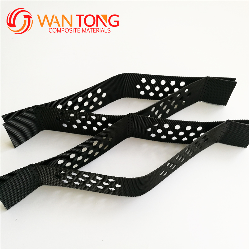 CE/ISO9001 Certified HDPE Uniaxial Geogrid for Retaining Wall Reinforcement Black
