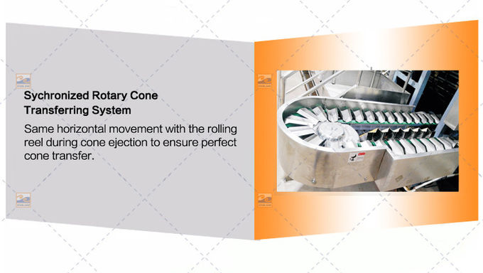 Tunnel Type Automatic Ice Cream Shop Equipment Ice Cream Cone Making Machine