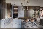 Luxury High End Cupboard Plywood Closet Kitchen Cabinet Modern Furniture