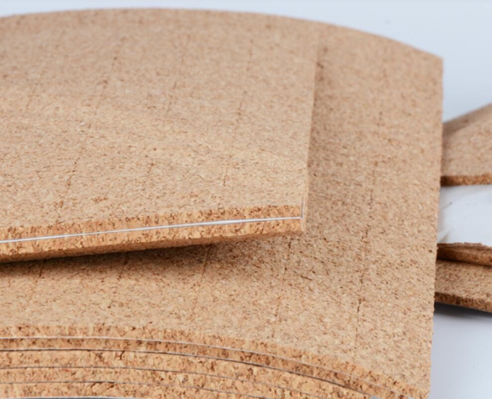 Sticky Transportation Protective Cork Pads for Glass or Mirror with PVC foam 30x30mm by Roll or Sheet