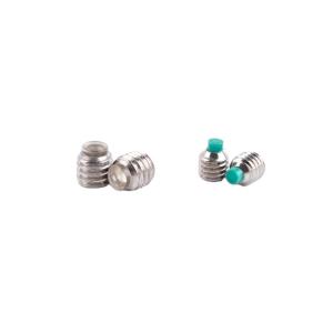 Quality DIN915 White Head Set Screw , OEM Precision Socket Set Screw wholesale