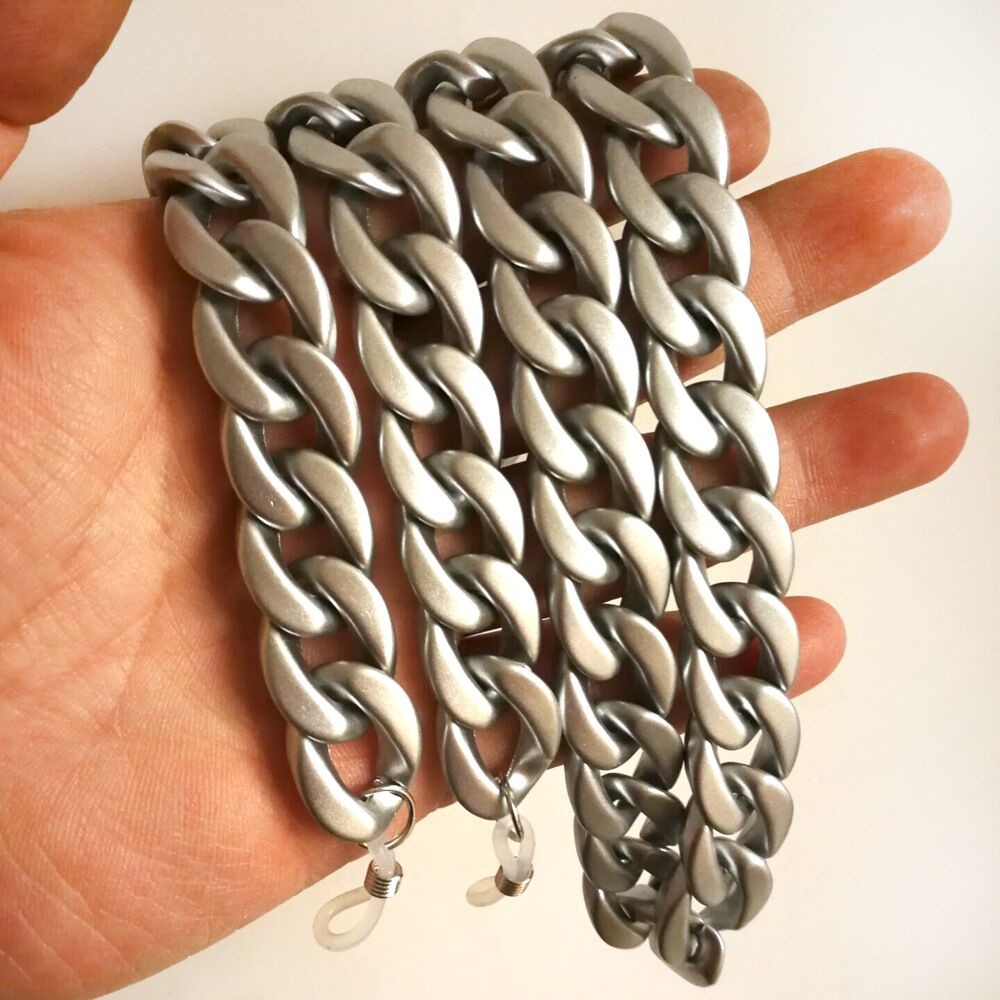 2021 cheap price hot sale silver color eyeglass chain adult mask chain for sale