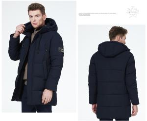 Quality Medium Length Men Winter Jacket Thick Mens Big And Tall Winter Coats With Four Pocket wholesale