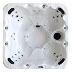 Garden Outdoor Whirlpool Spa Hot Tub 7 Seats Square Hydro Massage Bathtub