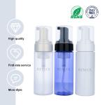 50/100/150ml Plastic white/transparent/blue cylindrical smooth/frosted bottle