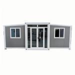 Double Wing Prefab Expandable Container House Contemporary Design Style