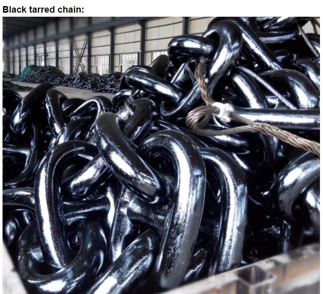 Marine Mooring Equipment Ship Stud / Studless Link Chain Anchor Chain