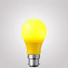 Quality &gt;0.90 PF Yellow Cover Bulb with E27, B22, E26, No Flickering Suitable for Bedrooms wholesale