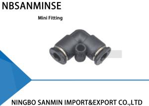 Quality PV - C Compact One Touch Fitting Mini Fittings Tube Union Elbow Air Connector Quick Air Pneumatic Connect Sanmin wholesale