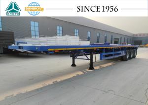 Quality Tri Axle Container Trailer For Sale Tri-Axle Container Trailer Flatbed Trailer wholesale