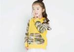 Colorful Kids Girls Clothes Kids Hooded Jacket With Dinosaur Angle Kangaroo