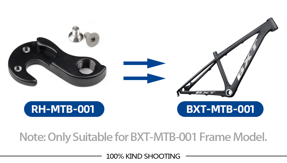 Black Carbon Road Bike Frame Rear Derailleur Bracket Axle Unit Aluminum Alloy