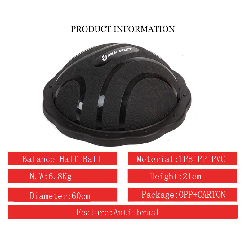 60cm Balance Training Equipments Half Ball