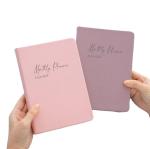 Black Leather Diary Hardcover Journals College Ruled Notebook