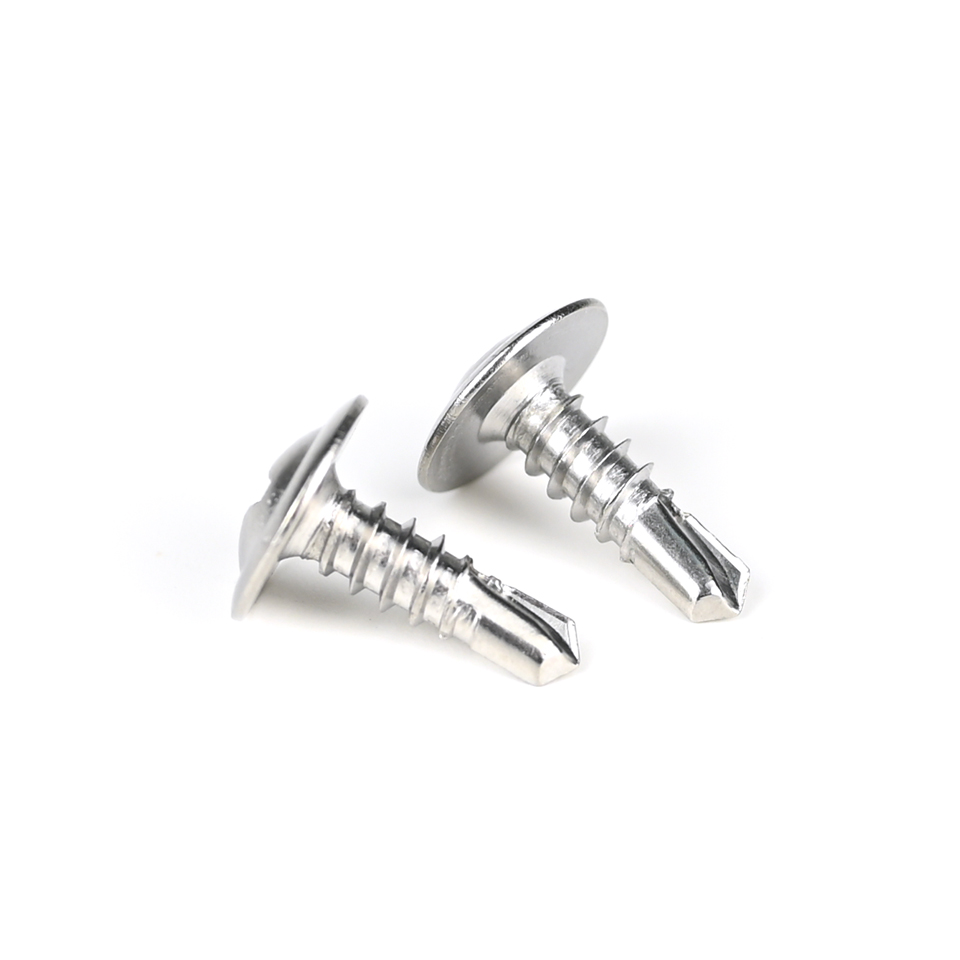 410 Stainless Steel Truss Wafer Phillips Head Self Drilling Screws for Electric Appliance