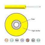 Tight Buffered Indoor Fiber Optic Cable 0.9mm with PVC LSZH Jacket