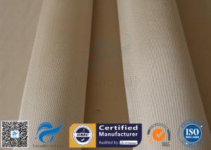 Quality 1200g/m2 Brown Cross Twill Weave High Silica Fabric 1200℃ Fiberglass Cloth wholesale