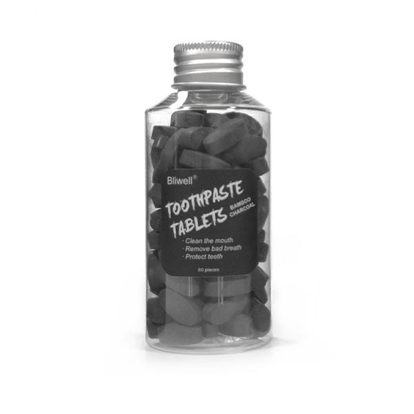 Eco Teeth Whitening Tablets , Activated Charcoal Toothpaste Tablets Absorb Tooth