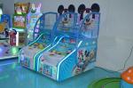 Mini Basketball Passing Machine , Game Centre Automatic Basketball Shooting