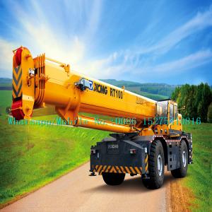 Quality Boom Truck Crane XCMG RT100 100ton rough terrain crane all wheel Drive With Cummins Engine wholesale