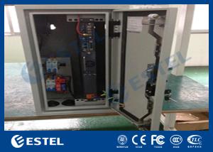 Quality Climate Controlled Cabinet Pole Mount Enclosure Cutomized DC48V Fans Cooling wholesale