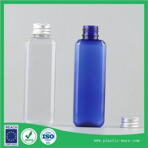 Quality 100ml wide mouth plastic bottles plastic cosmetic packaging square plastic bottles wholesale