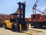2 Stage High Mast 25 Ton Heavy Duty Forklift , FD250 Used Komatsu Forklift