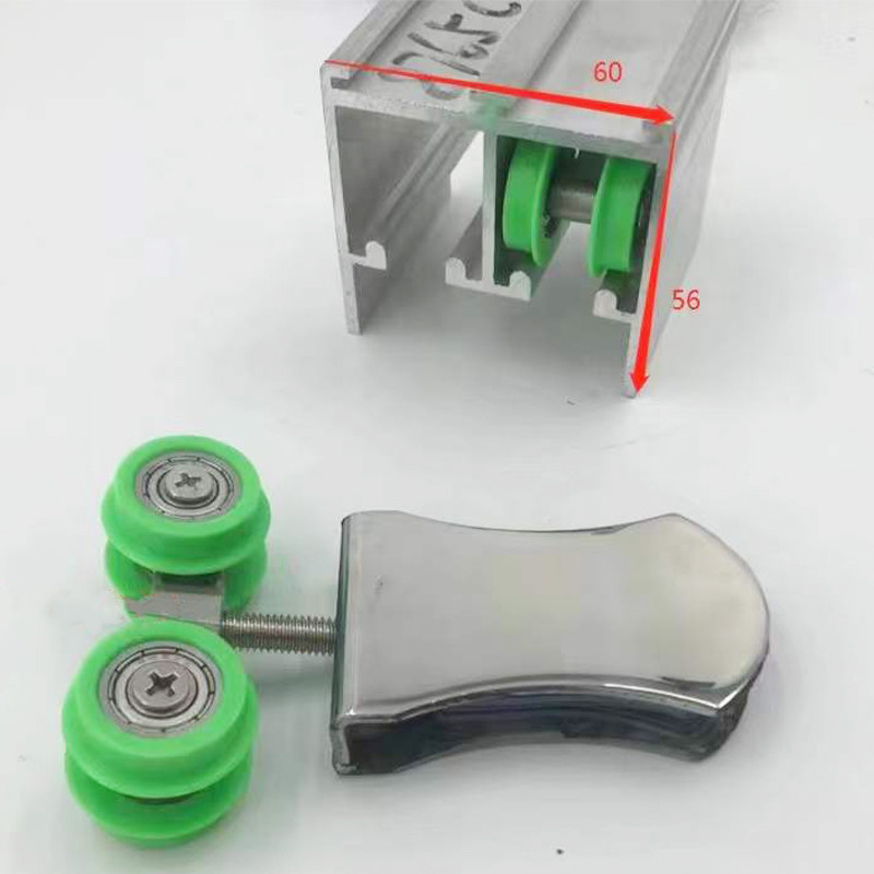 Lightweight Shower Room Accessories Waterproof Sliding Glass Door Clamp Stainless Steel