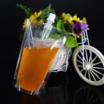 Plastic Liquid Clear Spout Pouch For Beverage Milk Juice
