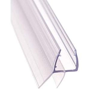 Quality Transparent Customized PVC Shower Door Bottom Seal Glass Seal Strip for Bathroom Door wholesale