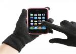 Conductive Touchscreen Winter Gloves Plain Style Apply To Smartphones