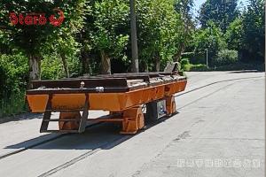 Quality 15tons Rail Transfer Cart Electric Material Handling Cart For Warehouse High Efficiency wholesale