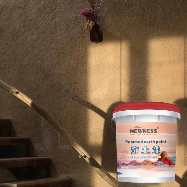 Water 20 3.5-4.5 Ratio Rammed Earth Interior Wall Paint with Inorganic Soil