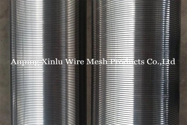 Wire Wrapped Johnson Well Pipe Screens - Length 5.8-5.95m Slot Size 0.05mm-10