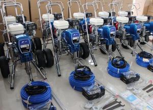 Quality Honda Engine Gas Powered Airless Paint Sprayer For Residential Interior Walls And Ceilings wholesale