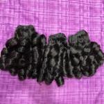 ODM Brazilian Funmi Double Drawn Human Hair Remy Flexi Pissy Curly Hair