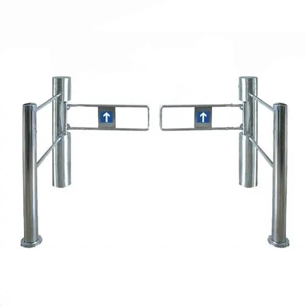 HPT Supermarket Security Gates Turnstiles , Manual Swing Pedestrian Turnstile